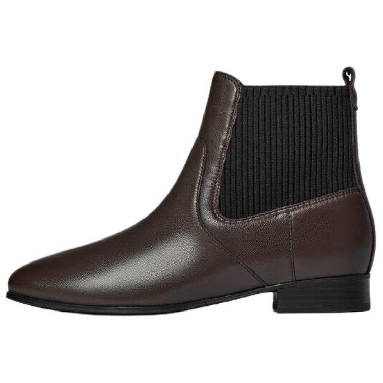 Clarks Routee25 Up Short Chelsea Boots 2.5cm Women's Tan