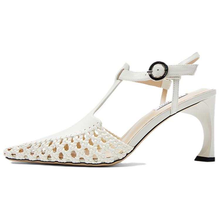 NINE WEST Sheepskin High Heels 8cm Women's