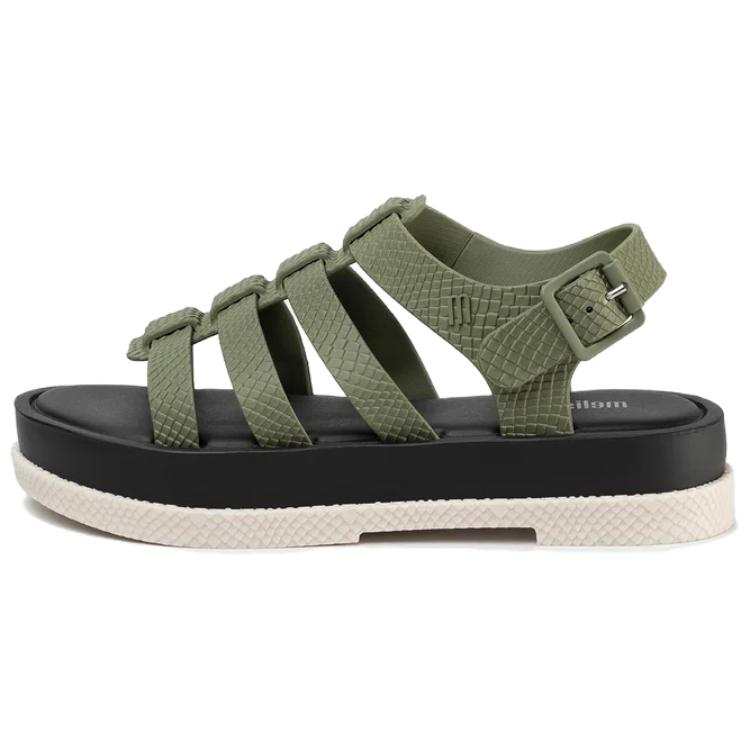 MELISSA Flox III Snake Ad Roman Sandals 3cm Women's Green