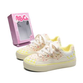 ABCIO Non Slip And Waterproof Height Increasing Low top Canvas Shoes Women's