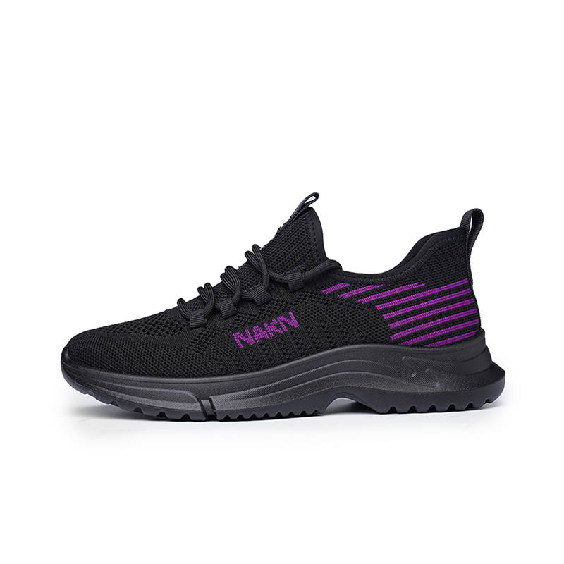 LAORENTOU Walking Shoes Men's Low Top Purple/Gray/Black