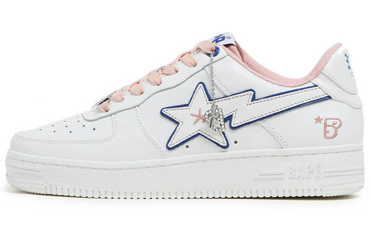 A BATHING APE Bape A BATHING APE Bape Sta Bapy White Pink Women's