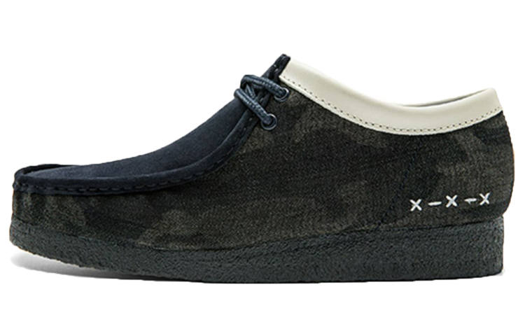 Clarks clarks Wallabee 'Sashiko Denim - Blue'