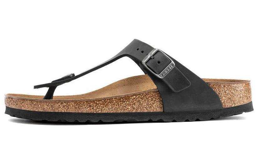 Birkenstock Flip Flops Unisex Black Regular
