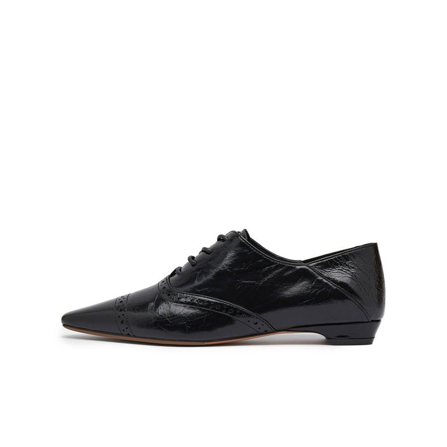ELLE Brogue Shoes Oxford Shoes Deep Cut Unlined Shoes Women's 2025 Women's Shoes