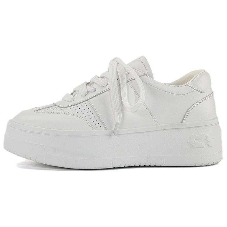 DIBO MANNER Lip Flame Collection Cow Leather Non slip Lightweight Low top Skateboard Shoes Women's