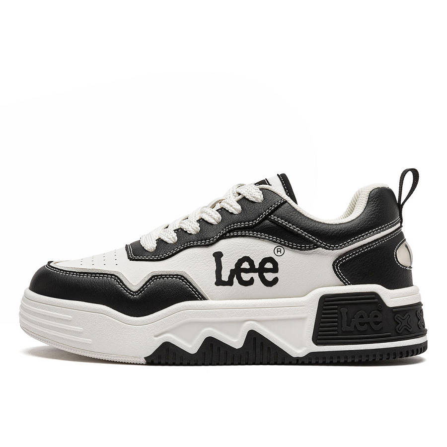 Lee Synthetic Leather, Split Cow Leather Slip Resistant Abrasion Resistant Low top Skateboard Shoes Men's