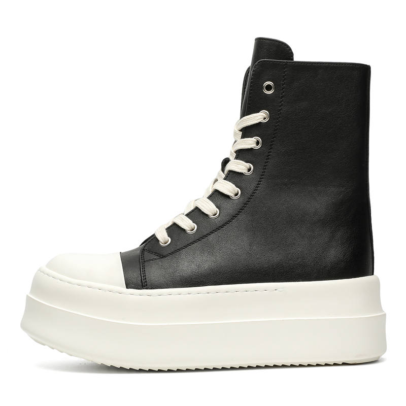 CHILANG CHILANG Pu Ankle Boots Unisex Black