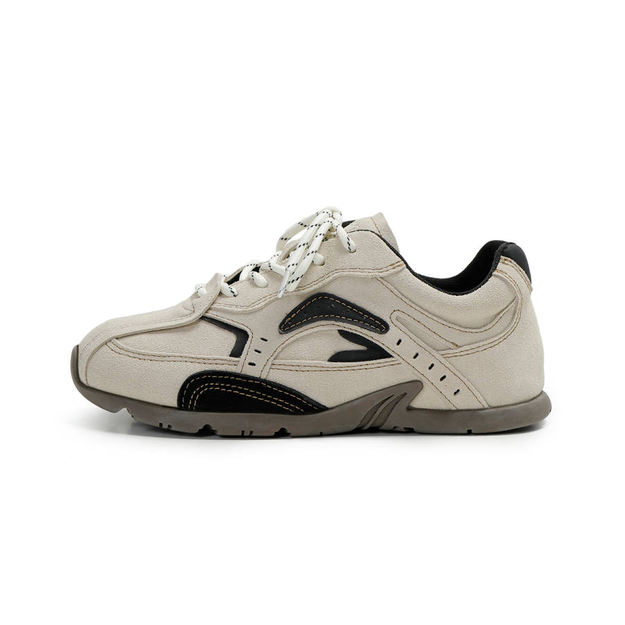 BOJUEMAO Cow Suede Low top Casual Shoes Women's