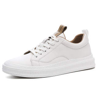 YISHUANGXIEDETONGHUA Top Grain Cow Leather Abrasion Resistant Abrasion Resistant Low top Skateboard Shoes Men's