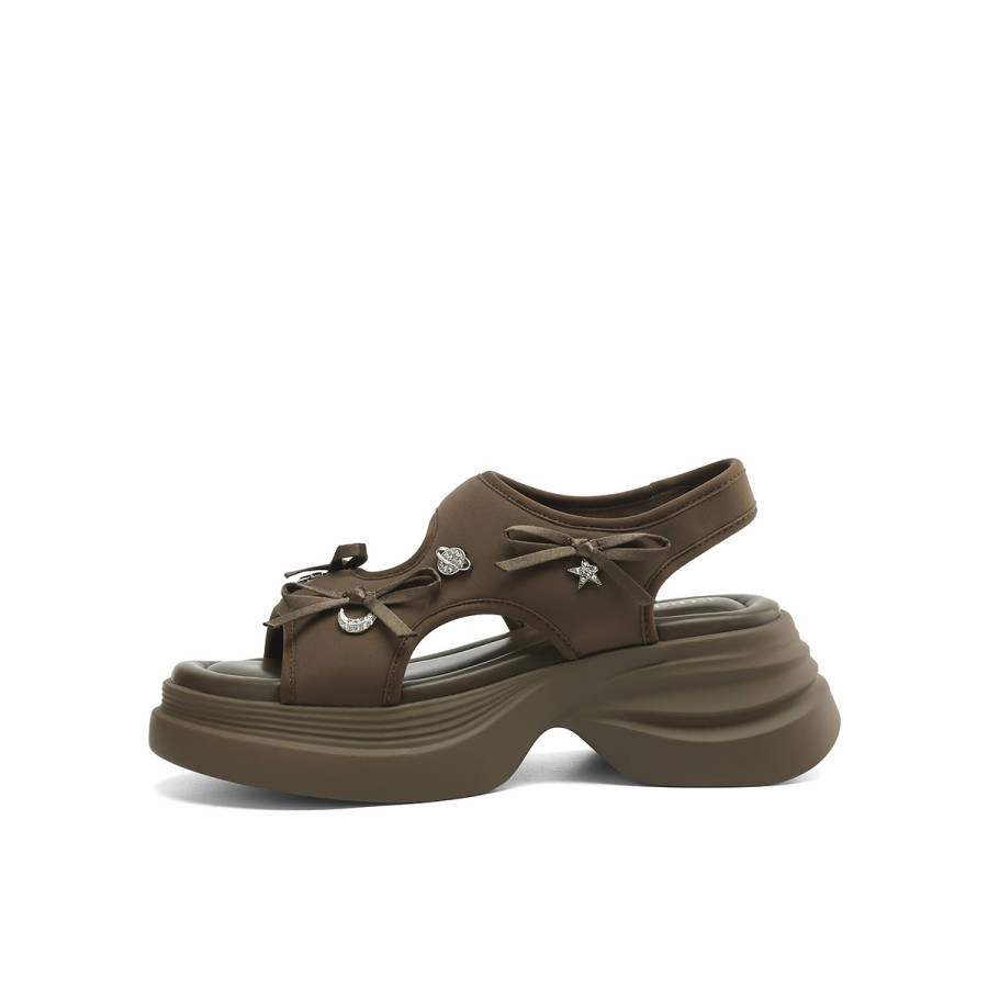 BOERDIQI Beach Sandals Women's Black/Khaki