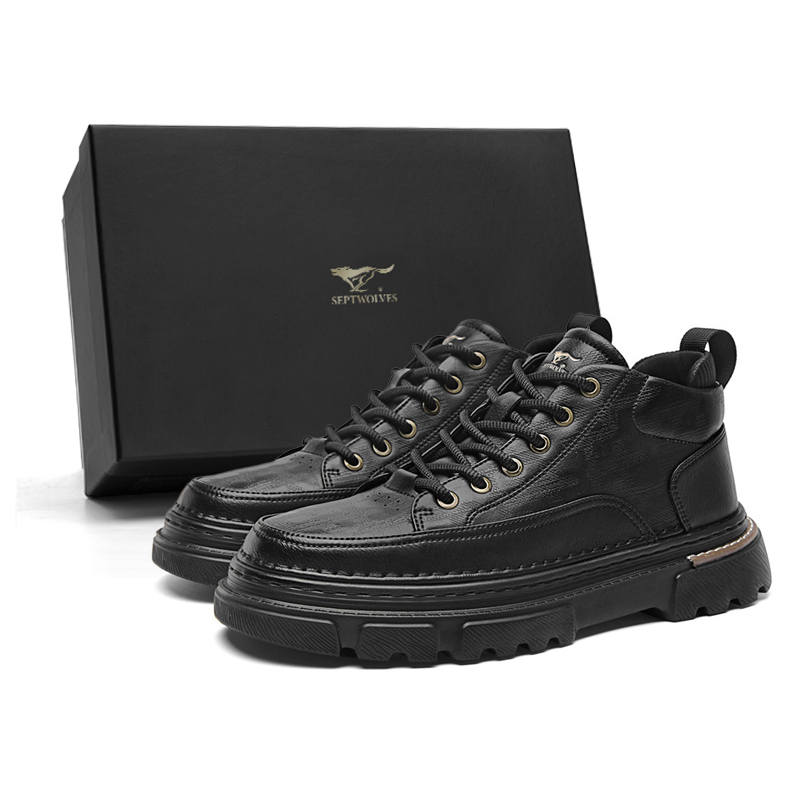 SEPTWOLVES SEPTWOLVES Short Mid Calf Combat Boots Men's