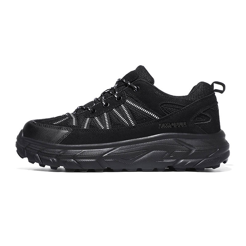 XIMO BULL XIMO BULL Top Grain Cow Leather Cushioning Coverage Support Cushioning Coverage Support Low top Outdoor Shoes Men's