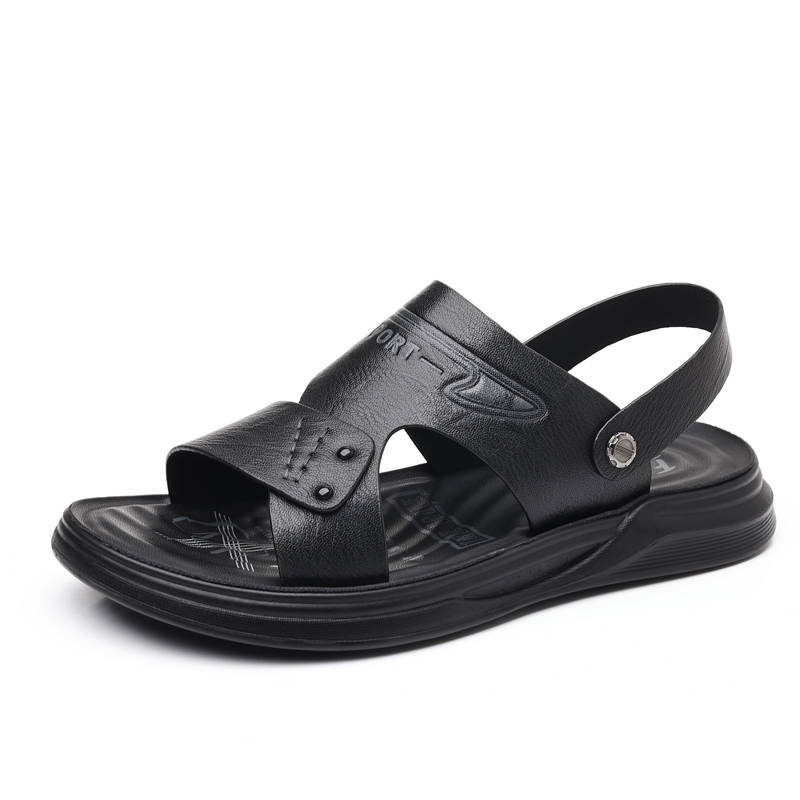 POPULAR ROUSE PR POPULAR ROUSE PR Microfiber Leather Beach Sandals Men's