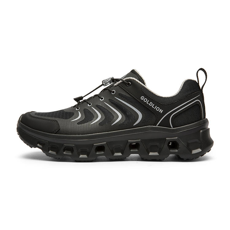 GOLDLION Cushioning Slip Resistant Support Outdoor Shoes Men's Black