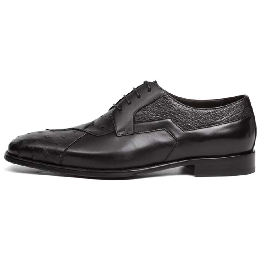 Satchi Dress Shoes Men's Low Top Black