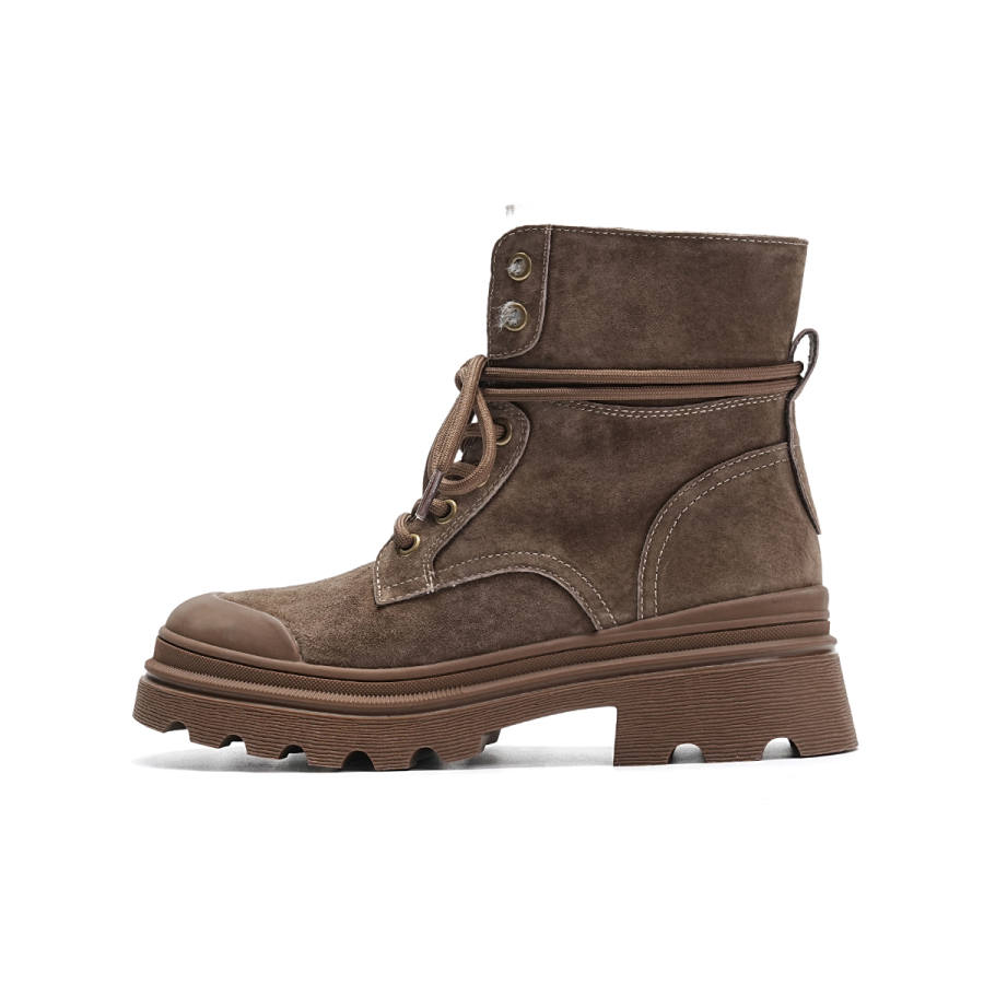 EBLAN EBLAN Combat Boots Women's Brown