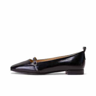 SHOEMAKER QUEEN Top Grain Cow Leather Minimalist Style Casual Shoes Women's