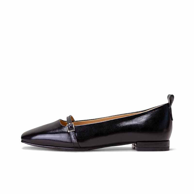 SHOEMAKER QUEEN Top Grain Cow Leather Minimalist Style Casual Shoes Women's