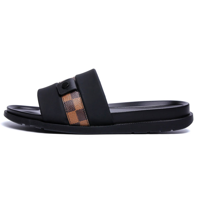 PALMPOLO Rubber Sole Slide Slippers Men's