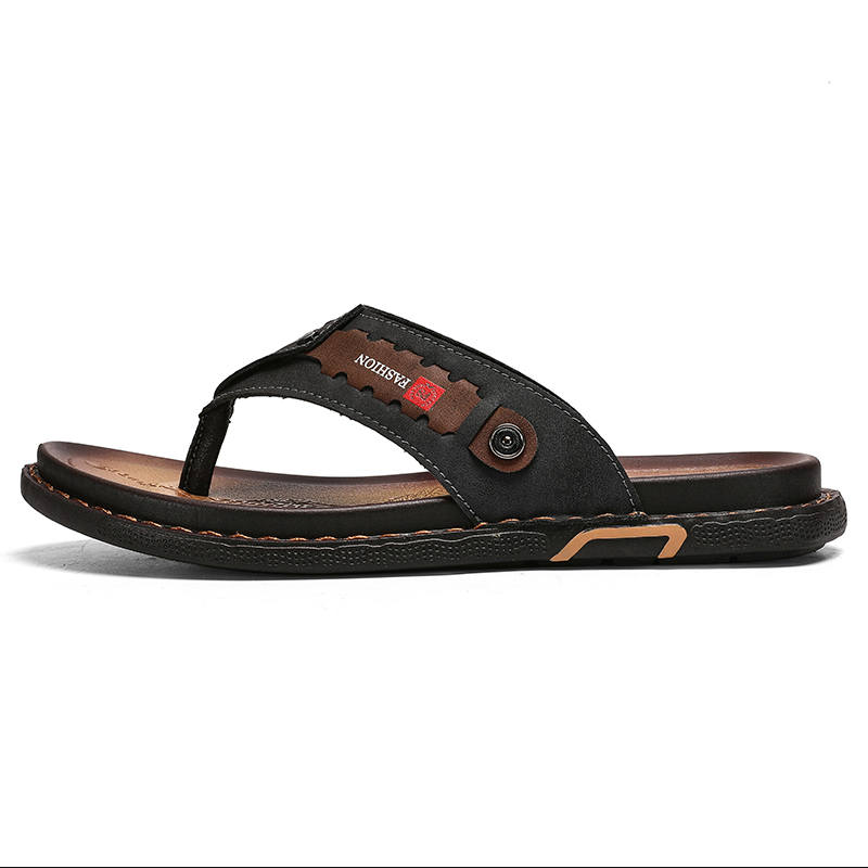 CAOZE Stitching Slip Resistant Quick Dry Slip Resistant Quick Dry Flip Flops Men's