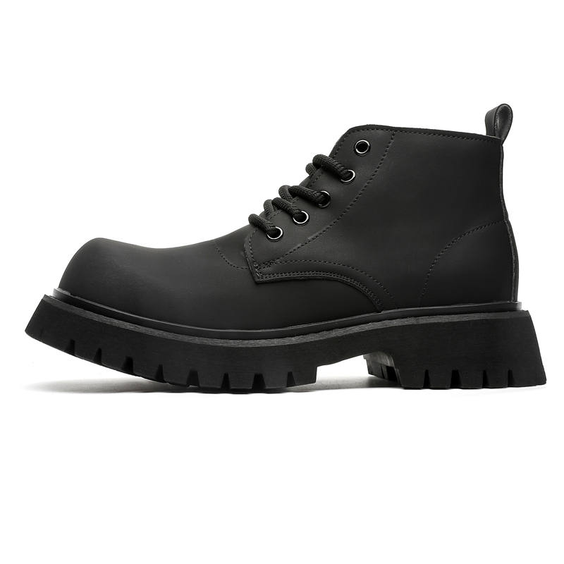 CHILANG CHILANG Short Combat Boots Men's Black