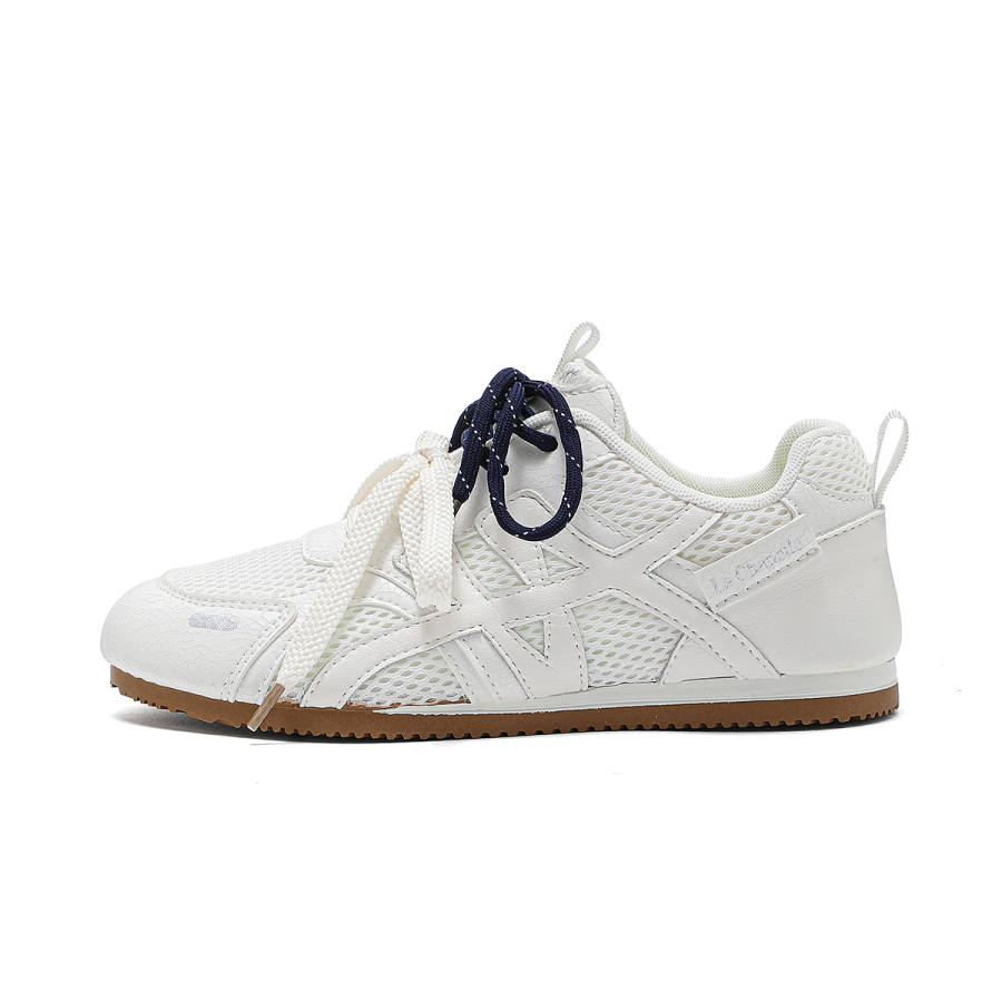 La Chapelle Fabric Low top Casual Shoes Women's Beige