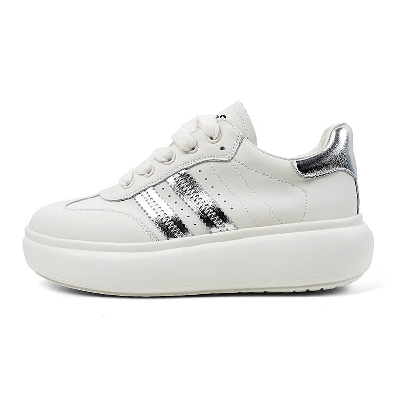 QIAONAI Abrasion Resistant Height Increasing Abrasion Resistant Height Increasing Low top Skateboard Shoes Women's