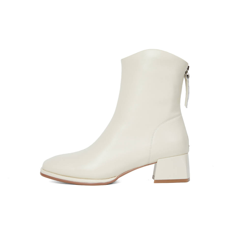 PT'SON PT'SON Ankle Boots Women's Black/Camel/Ecru