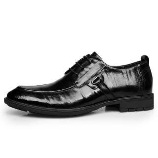 SHWEBALU Top Grain Cow Leather Dress Shoes Men's