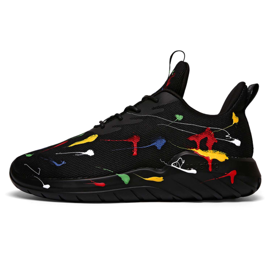 SOULSFENG Low top Casual Shoes Unisex Black