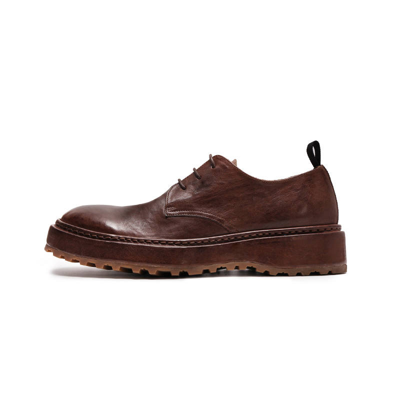 Viplander Horse Leather Casual Shoes Men's Coffee