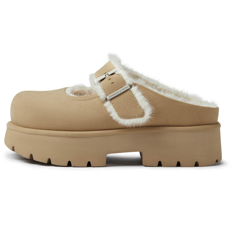 CHARLES&KEITH Small Ck Thermal Ankle Length Snow Boots 6cm Women's