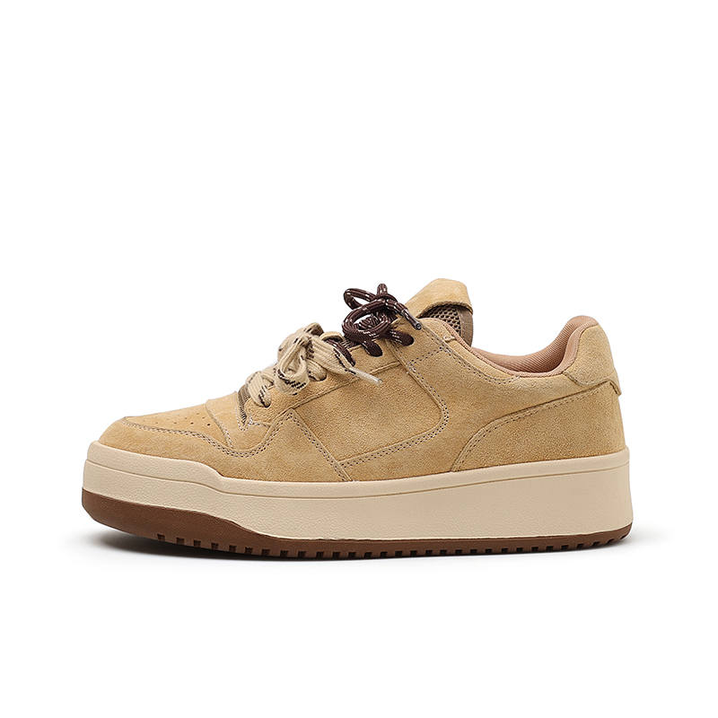 CHIBANG Cow Leather Lightweight Low top Skateboard Shoes Women's