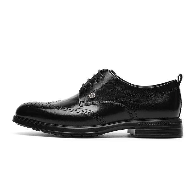 GOLDLION Top Grain Cow Leather Dress Shoes Men's