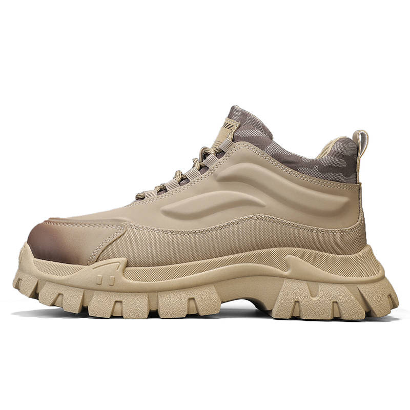 CAHHRRN CAHHRRN PU Short Combat Boots Men's