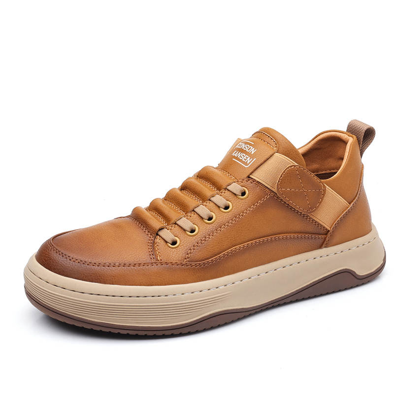 SHUPATE Cow Split Leather Low top Skateboard Shoes Men's