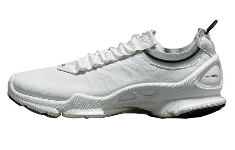 Ecco Striding C Top Grain Cow Leather Lightweight Breathable Support Low top Sports Casual Shoes Women's White