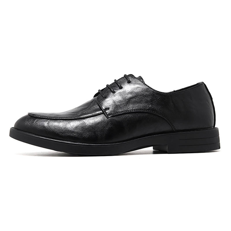 KAQIAODI Dress Shoes Men's Low Top Black/Brown