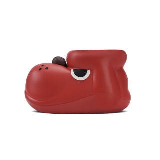 CHIKOKU Puppy Azee Is Cute. Ankle Boots Women's Red
