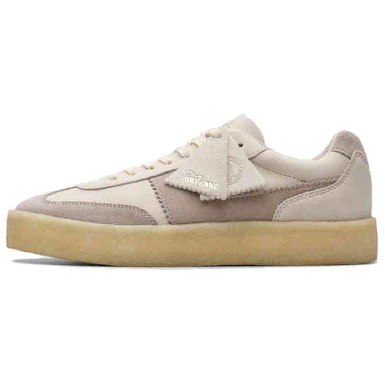 Clarks Originals TOR80 Wear resistant And Lightweight Low top Skateboard Shoes Men's Beige Pink