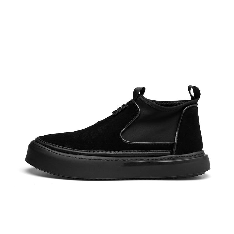 PARDASAUL Cow Suede Short Chelsea Boots Men's