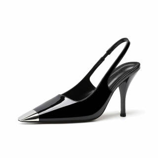 YIYIQIN Pu High Heels Women's Black