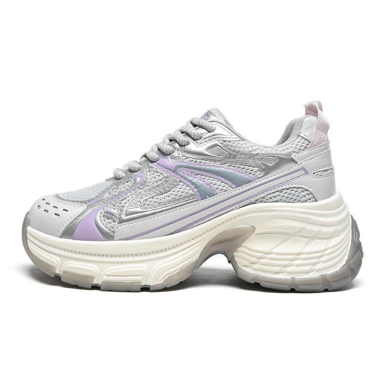 ZHR Little Ice Bear Abrasion Resistant Breathable Moisture Wicking Low top Chunky Sneakers Women's