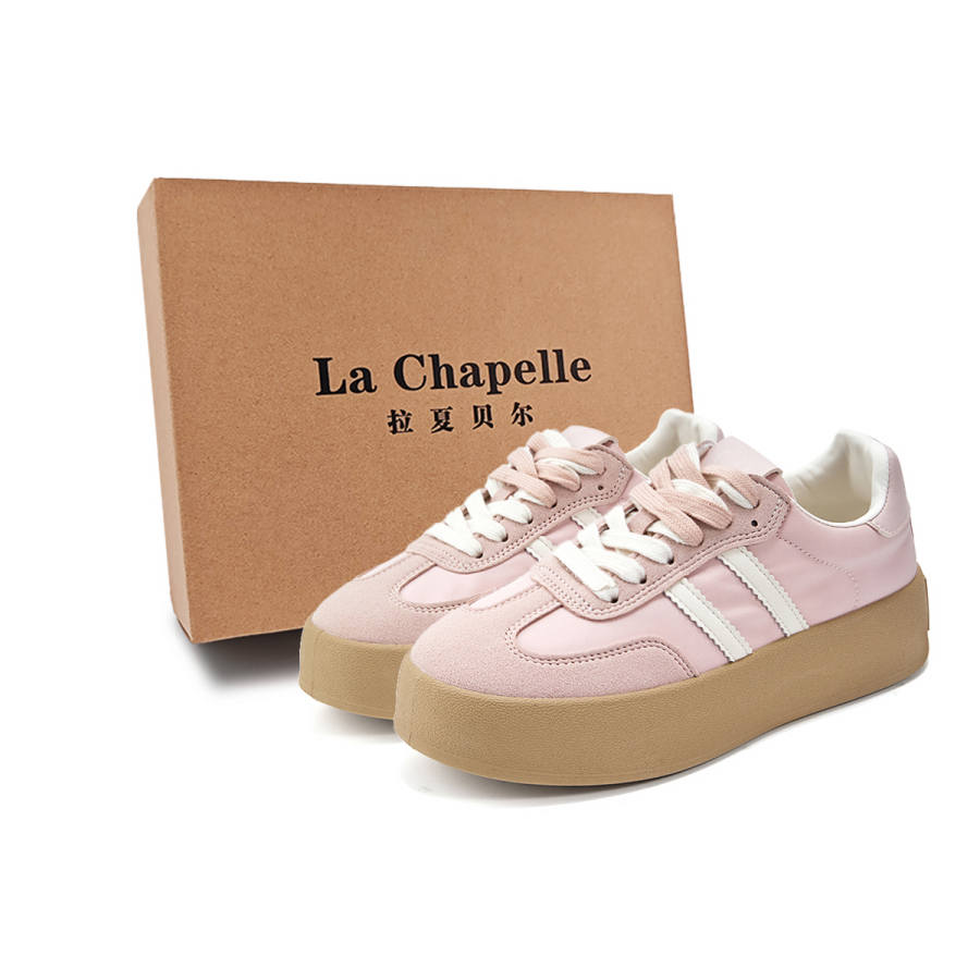 La Chapelle Low Top Skateboard Shoes Women's Light Pink