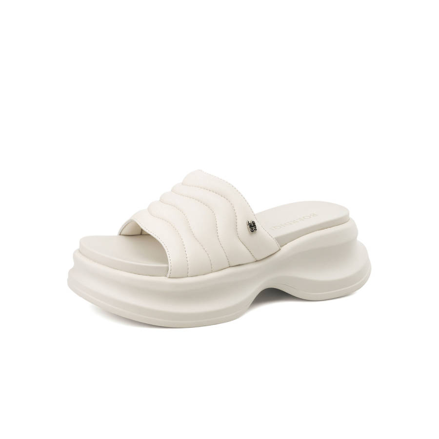 BOERDIQI PU Polyurethane Quiet Slide Slippers Women's