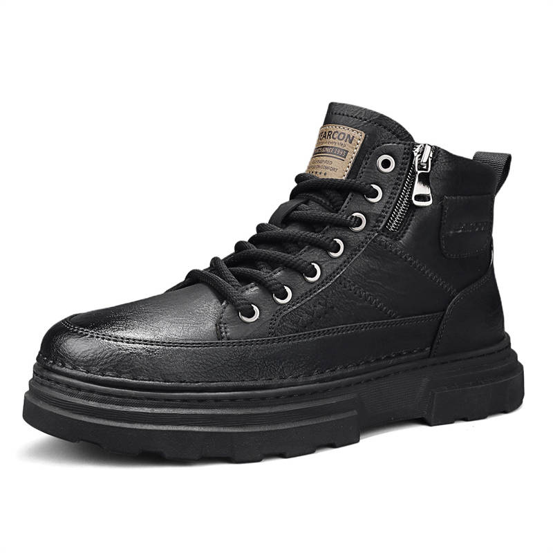 YEARCON YEARCON Synthetic Leather Mid top British Workwear Men's