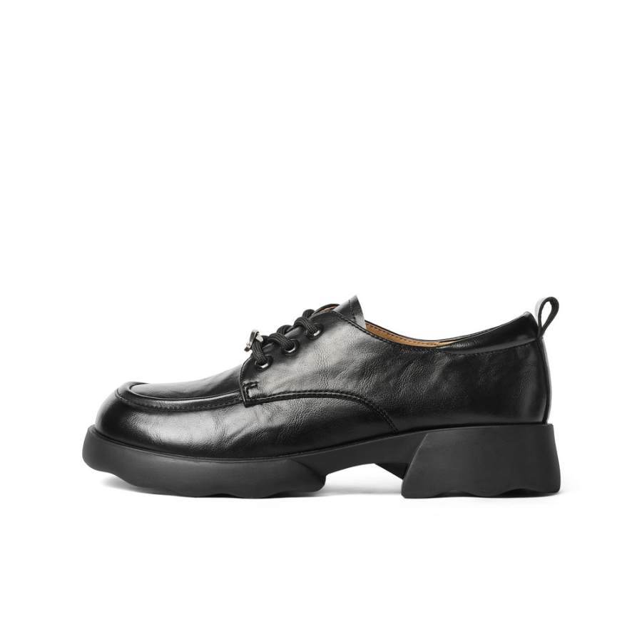 BELLE Synthetic Leather Casual Shoes 4cm Women's Black