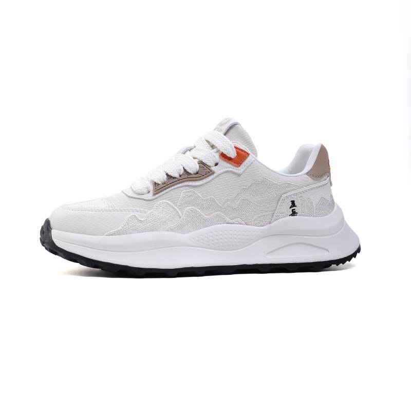 CAI CHI Microfiber Leather Low top Casual Shoes Unisex