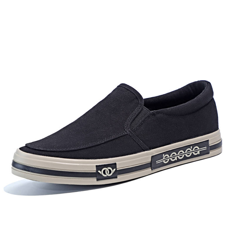 Baoda Non Laced Slip Resistant, Breathable, Lightweight Low top Canvas Shoes Men's